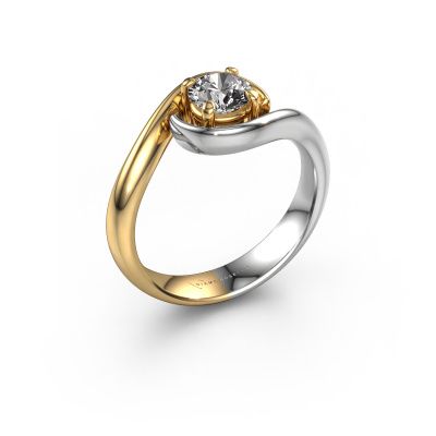 Engagement ring Linn 585 gold diamond 0.60 crt