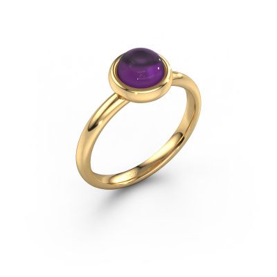 Ring Blossom 585 gold amethyst 5 mm