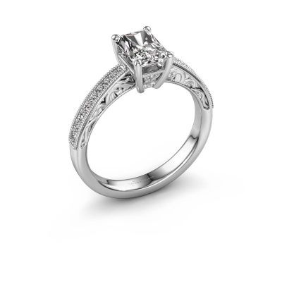 Verlobungsring Shonta RAD 585 Weißgold Diamant 0.784 crt