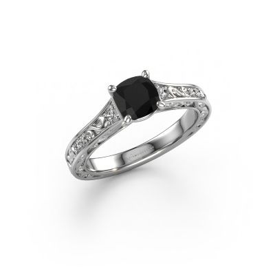 Verlobungsring Mallory CUS 585 Weißgold Schwarz Diamant 1.15 crt