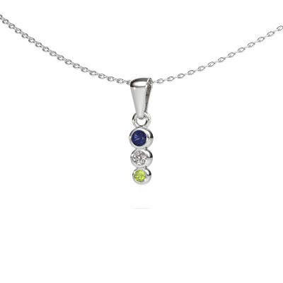 Pendant Felica 585 white gold sapphire 2.7 mm