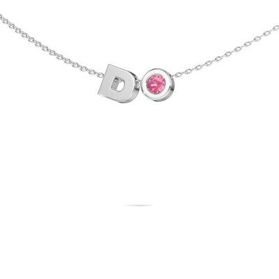 Pendentif initiale Initial 030 585 or blanc