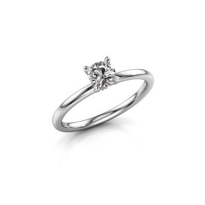 Engagement ring Crystal 1 express 585 white gold diamond 0.40 crt