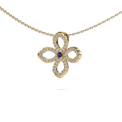 Necklace Chelsea 585 gold sapphire 2 mm