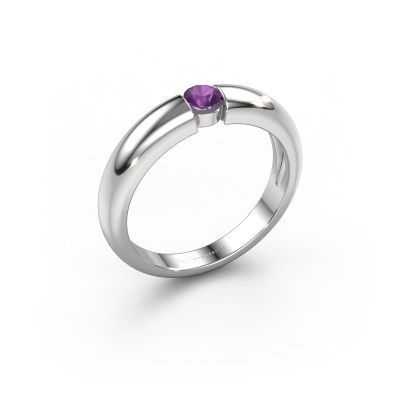 Verlobungsring Amelia 950 Platin Amethyst 3.4 mm