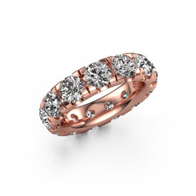 Stackable ring Jackie 5.0 585 rose gold lab grown diamond 6.50 crt