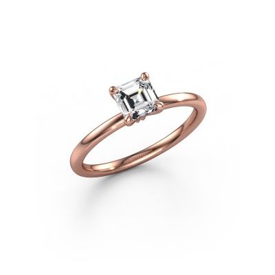 Verlobungsring Crystal ASSC 1 585 Roségold Lab-grown Diamant 0.75 crt