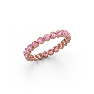 Ring Mariam 0.03 585 rose gold pink sapphire 2 mm