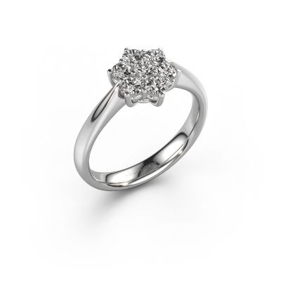 Promise ring Chantal 1 950 platinum lab grown diamond 0.055 crt