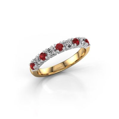 Ring Rianne 9 585 gold ruby 2.4 mm