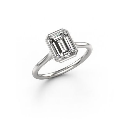 Engagement ring Lavon EME 585 white gold lab grown diamond 0.90 crt