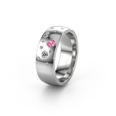 Ehering WH0141L26BP 950 Platin Pink Saphir ±7x2 mm