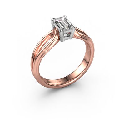 Verlobungsring Antonia eme 1 585 Roségold Diamant 0.90 crt