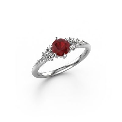 Ring Royce RND 950 platinum ruby 5.5 mm