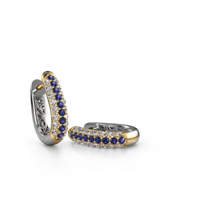 Créoles Danika 8.5 A 585 or jaune saphir 1.7 mm