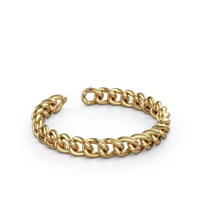 Cuban bracelet ±9 mm 585 or jaune