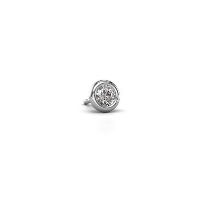 Men's earring Jace 585 white gold diamond 0.25 crt