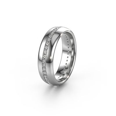 Ehering WH0103L36BP 585 Weißgold Lab-grown Diamant 0.44 crt ±6x2 mm