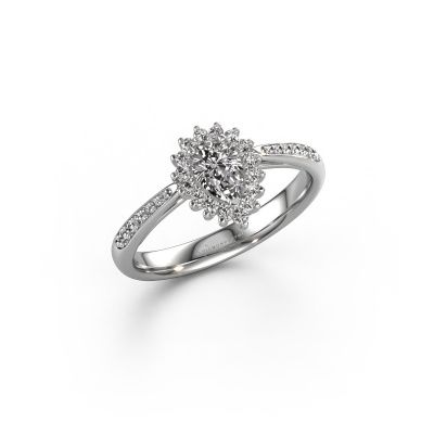 Verlobungsring Tilly per 2 585 Weißgold Diamant 0.65 crt