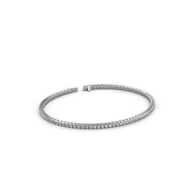 Bracelet tennis Shirley 1.8 Lab 585 or blanc diamant synthétique 1.75 crt