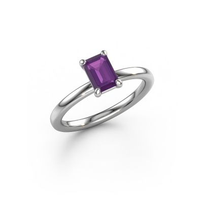 Verlobungsring Simone EME 1 950 Platin Amethyst 6.5x4.5 mm
