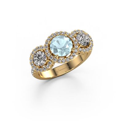 Ring Lacie 585 Gold Aquamarin 6.5 mm