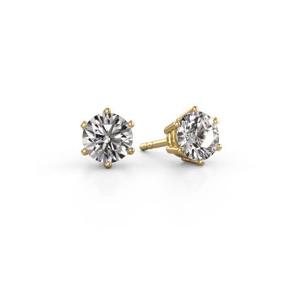 Earrings Fay 585 gold diamond 1.00 crt