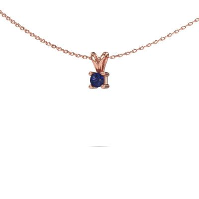 Necklace Eline 585 rose gold sapphire 5 mm