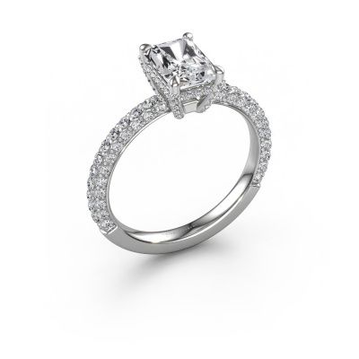 Engagement ring Saskia RAD 2 950 platinum diamond 2.258 crt