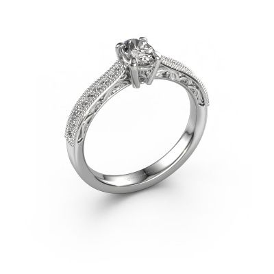 Verlobungsring Shonta OVL 585 Weißgold Diamant 0.534 crt