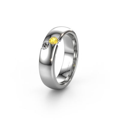 Alliance WH1003L26C 950 platine saphir jaune ±6x2.2 mm