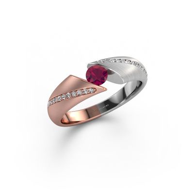Ring Hojalien 2 585 rose gold rhodolite 4.2 mm
