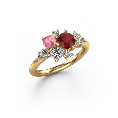 Ring Veronica 585 gold ruby 5.4 mm