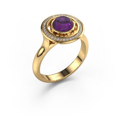 Ring Salima 585 gold amethyst 6 mm