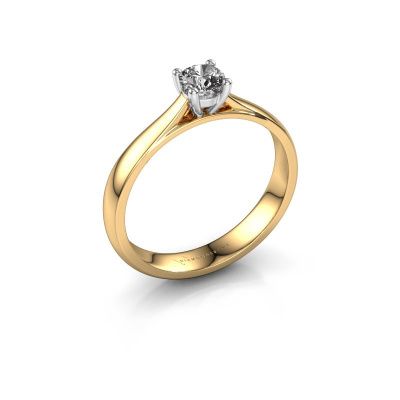 Verlovingsring Sam 585 goud diamant 0.30 crt