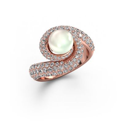 Ring Klasina 585 rose gold white pearl 7 mm