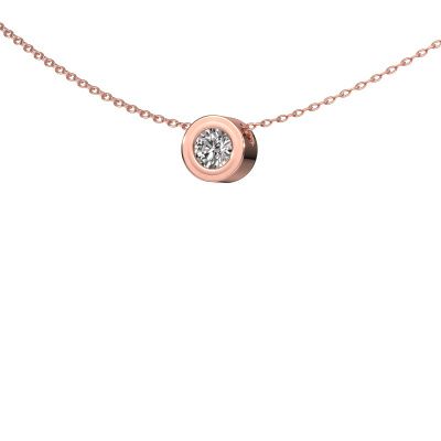 Pendant Ise 585 rose gold diamond 0.30 crt