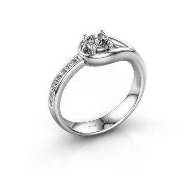 Ring Zara 585 white gold diamond 0.31 crt