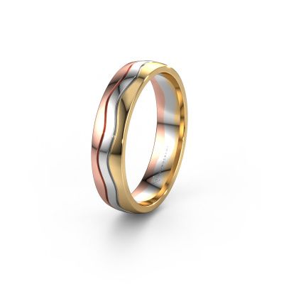 Wedding ring WH0800M25AP 585 rose gold ±0.20x0.07 in