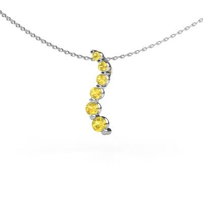 Pendant Celeste 1 950 platinum yellow sapphire 2 mm