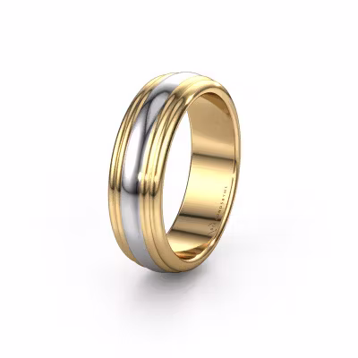Wedding ring WH2234MN 585 gold ±0.24x0.08 in