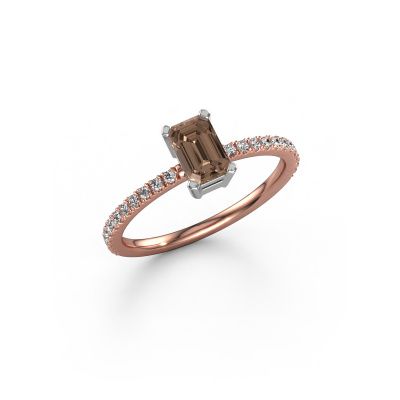 Verlobungsring Denita 2 EME 585 Roségold Braun Diamant 0.70 crt