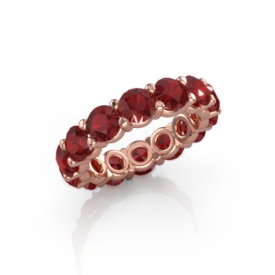 Ring Heddy rnd 4.7 585 rose gold ruby 4.7 mm