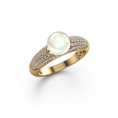 Ring Anisa 585 gold white pearl 7 mm
