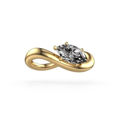 Engagement ring Chloe MRQ 585 gold diamond 1.00 crt