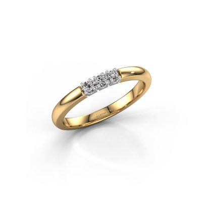 Ring Rianne 3 585 gold diamond 0.09 crt