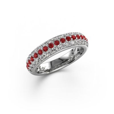 Bague Emely 6 585 or blanc rubis 1.7 mm