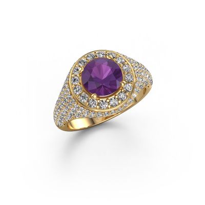 Ring Dayle 585 gold amethyst 7 mm