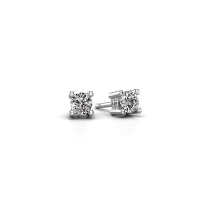 Stud earrings Eline 950 platinum diamond 0.25 crt