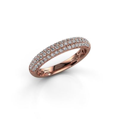 Ring Emely 2 585 rosé goud diamant 0.557 crt